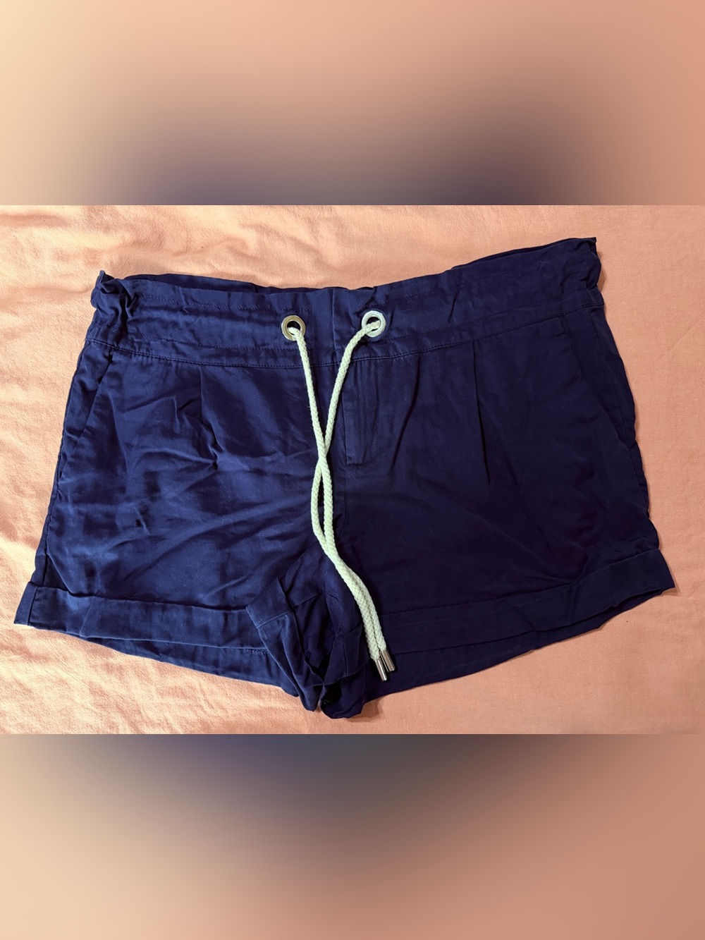 Kut from the Kloth Navy Drawstring Shorts
